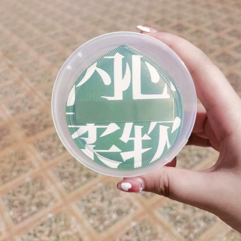 حجم كبير حلوى القطن التجميل نفخة سوبر إسفنجة لينة وسادة هوائية مسحوق نفث الأساس المخفي أدوات ماكياج جاف ورطب