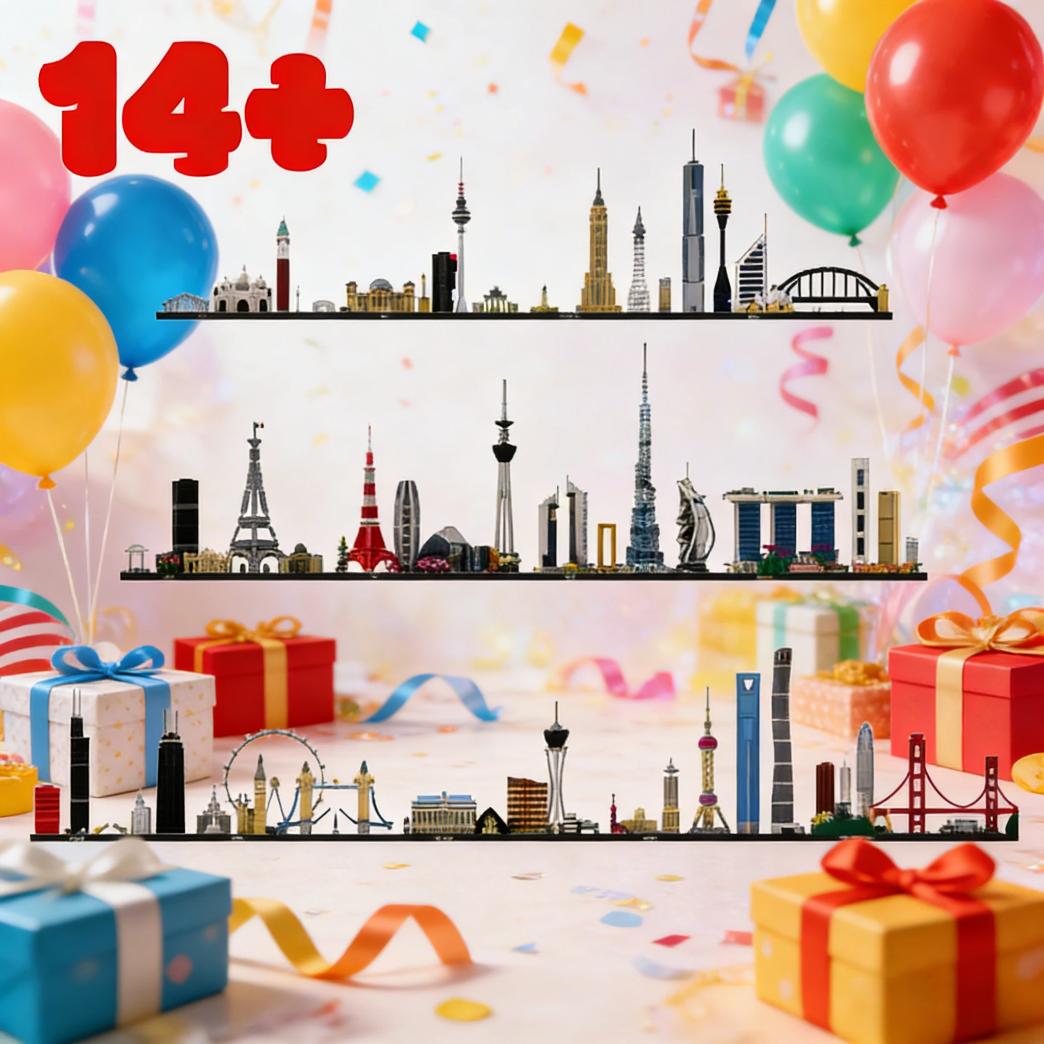 City Skyline Series 21026 21052 21043 21044 Conjuntos de blocos de construção adequados para presentes de Natal compatíveis com partículas Legoed