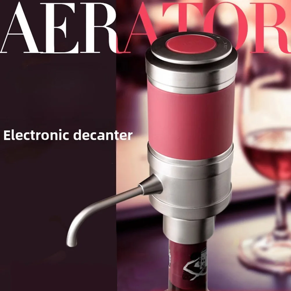 

Электрический аэратор для вина, графин, насос на батарейках, красный/белый портативный аэратор для вина, диспенсер для вина, наливной подарок для женщин, любителей вина