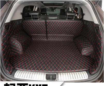 High quality! Special car trunk mats for KIA Sportage 2021-2015 waterproof cargo liner mat boot carpets cover,Free shipping