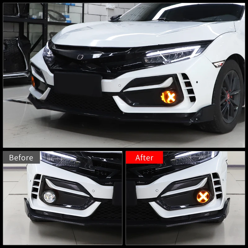 X-Fog Lamp Assembly for Honda Civic 10th 11th view 6