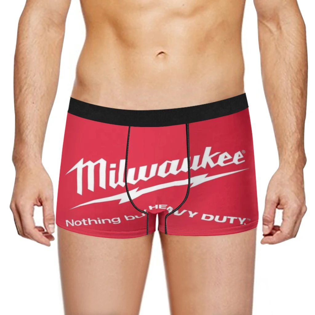 Milwaukee-Calzoncillos Bóxer transpirables para hombre, ropa interior, regalo