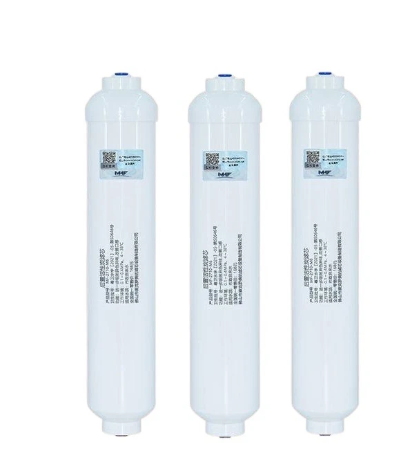 Refrigerator Ice Maker Water Filter 1/4 Quick Connect Replacement, Chlorine Reduction 6 Month Life, Fridge Filter
