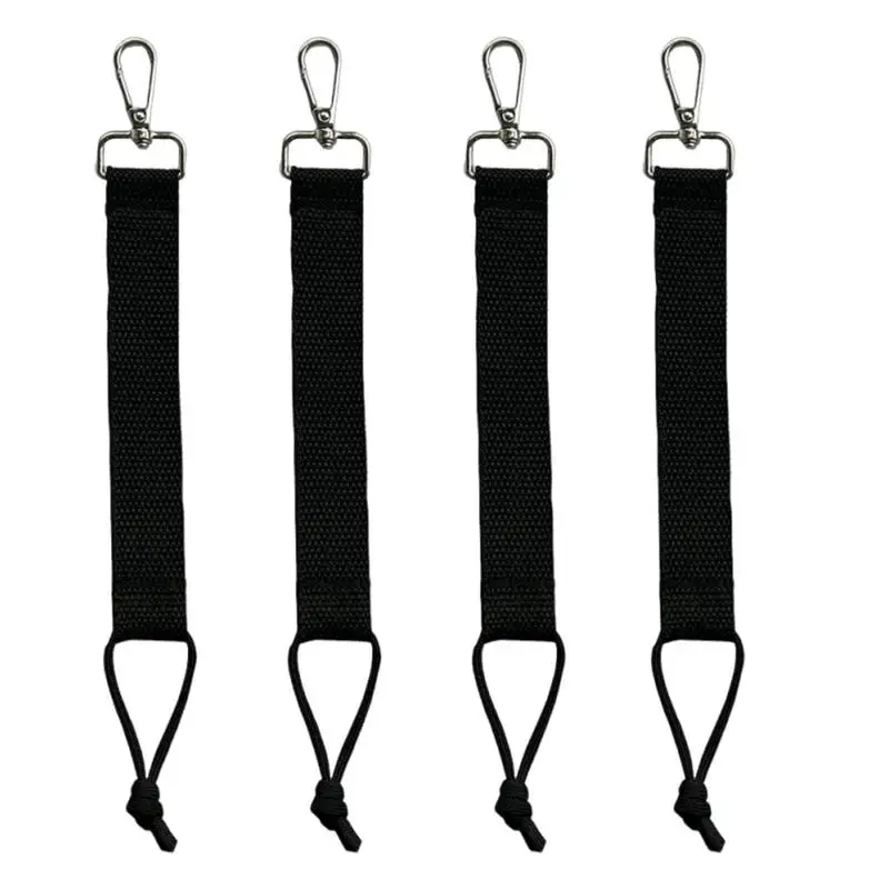 4pcs Nylon Snowboard Cords Durable Leash Straps for Snowboards Safety Tethers Secure Board Retention for Skiing and Snowboarding