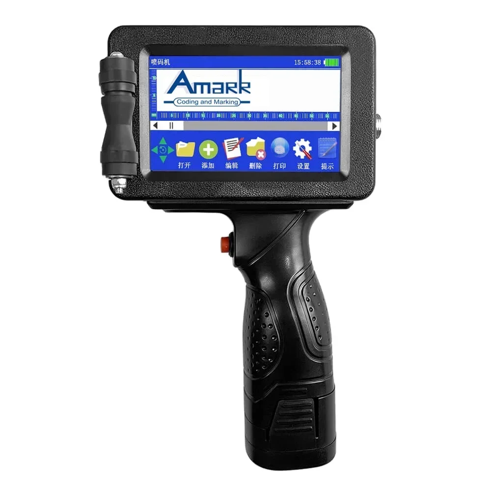 

2026 TIJ Date Batch Industrial Jet Code Printer with 2580 Solvent Ink Cartridge