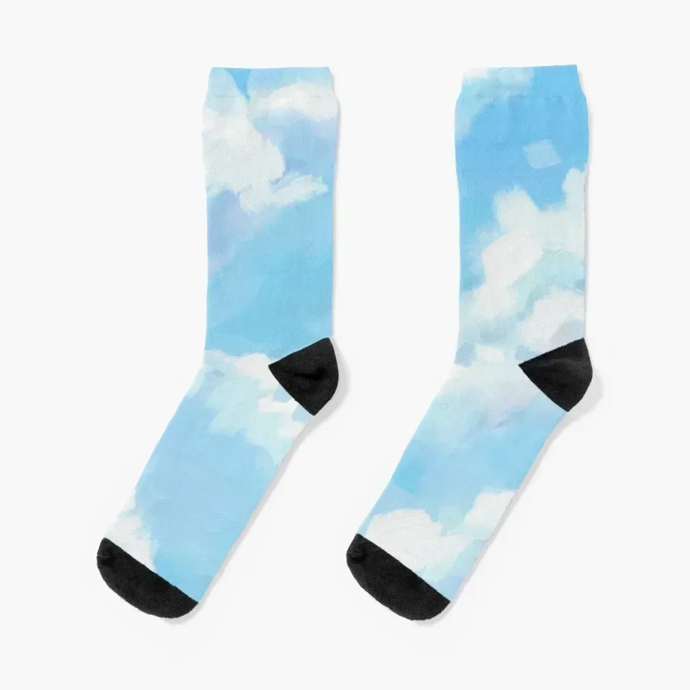 

Sky and Cloud Socks sport hiphop golf new in's Designer Man Socks Women's