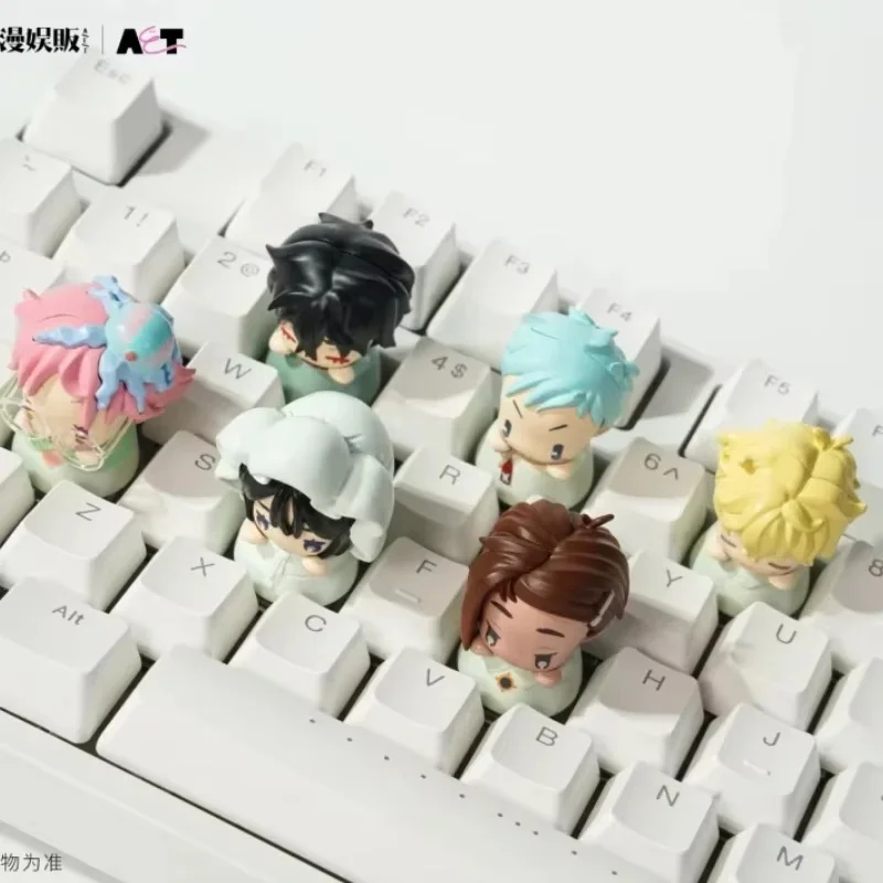 Keycaps versão q anime alienígena palco ponta do dedo figura luka até ivan mizi hyuna bonito ponto cego caixa presentes de aniversário