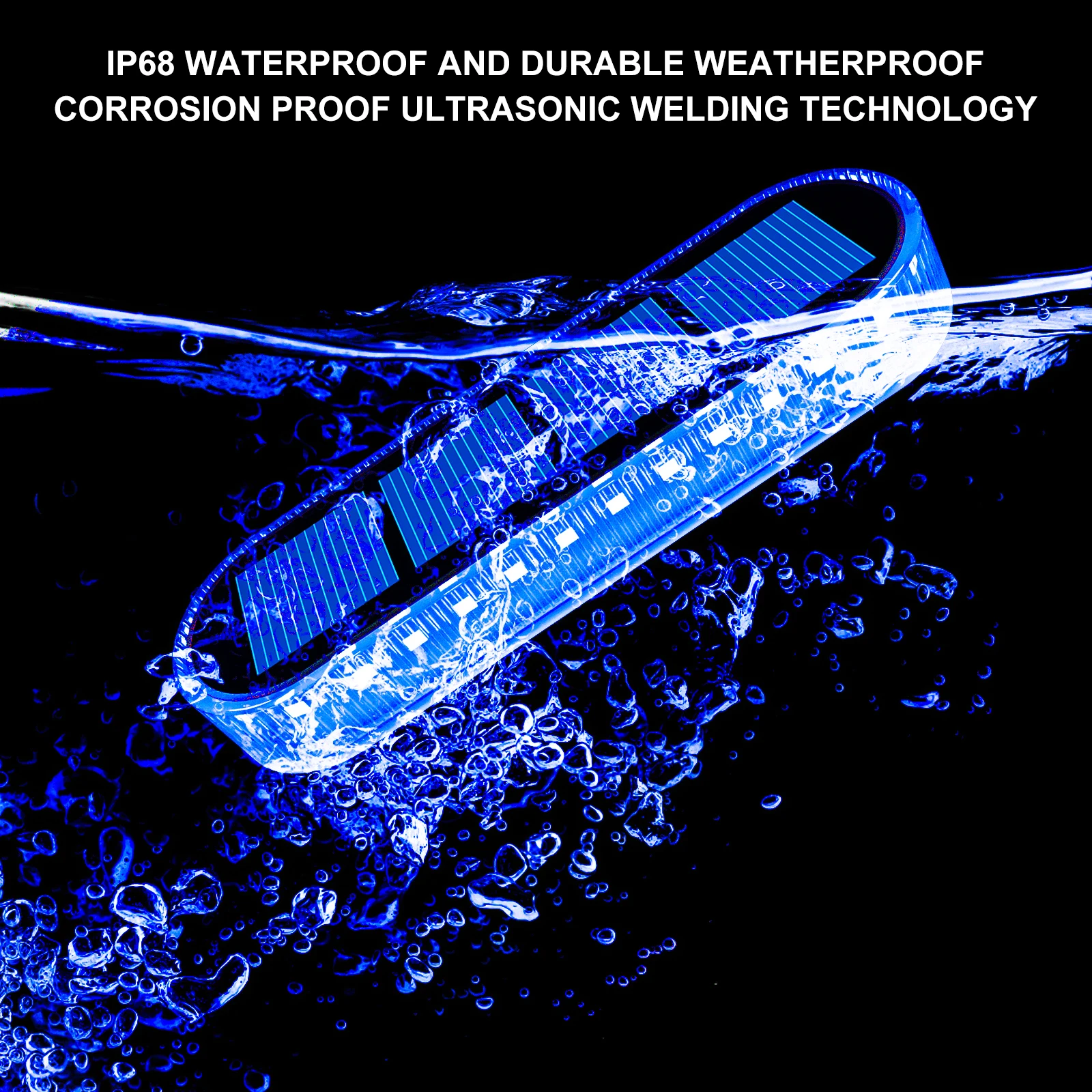 Quality Solar LED Step Light Waterproof IP68 LED Path Light Auto On/OFF Solar Powered Light Bar for Stairs Driveway Walkway Dock