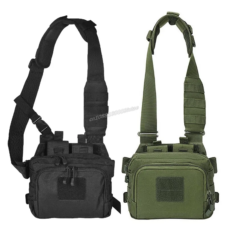 Tactical 2 Banger Messenger Bag Shoulder Range Bags Carryall AR M4 Magazine Pouch Hunting Shooting Gun Carrier Pistol Glock Bag