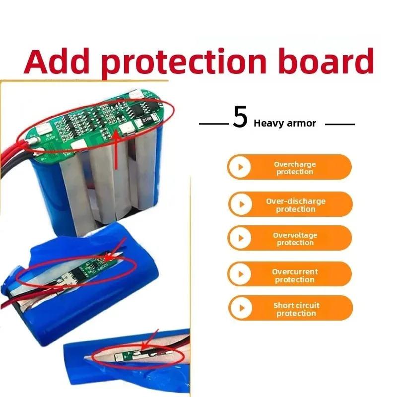 Upgrade New 18650 2S1P Rechargeable Batteries 7.4V 1500mAh-2600mAh for Power Energy Storage Body Scale Battery Accessories