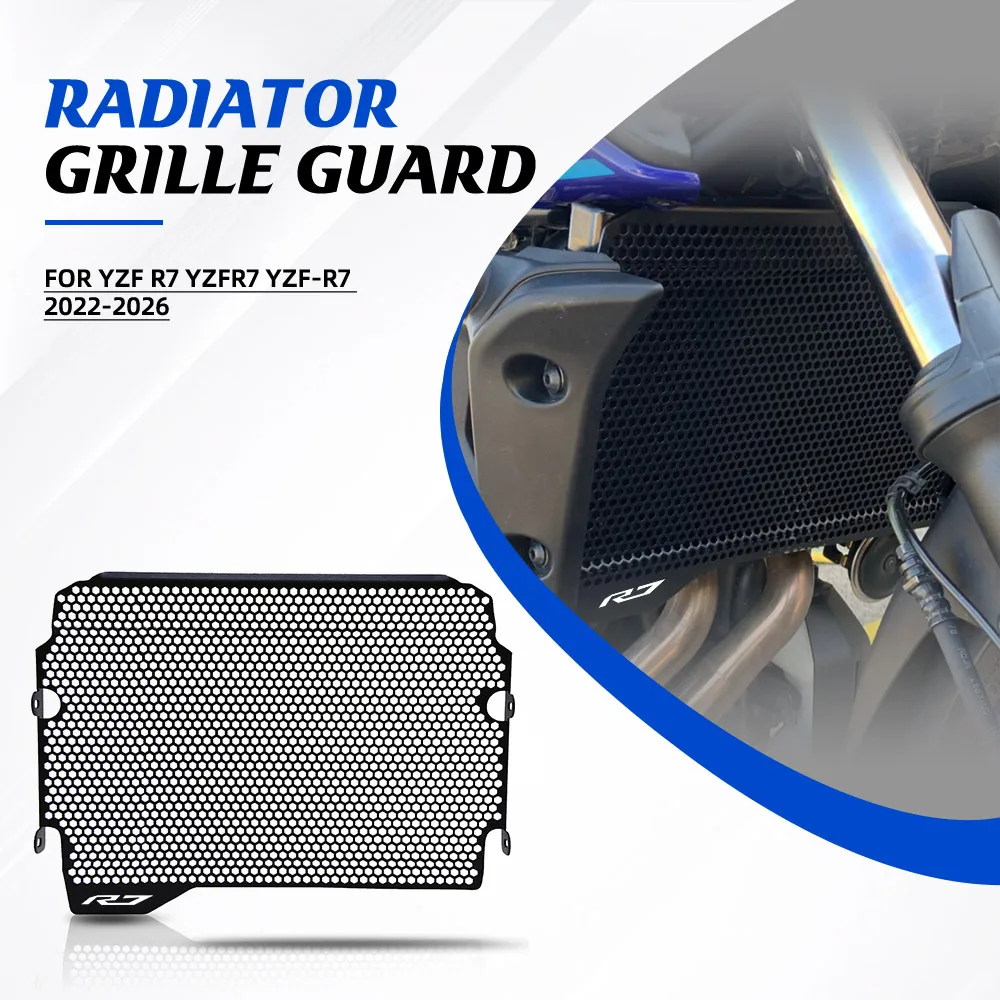 

Radiator Guard Grille Grill Cooling Cover Protection parts Motorcycle Accessories FOR YAMAHA YZF R7 YZFR7 YZF-R7 2022-2026 2025