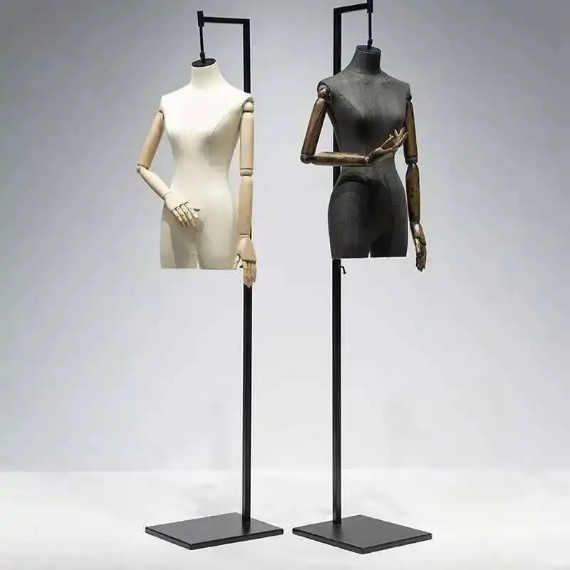 

Display Half-length Mannequin Window for Women's Props Clothing Bust Mold Mannequins Female Mannequin Hanging for Clothing Store