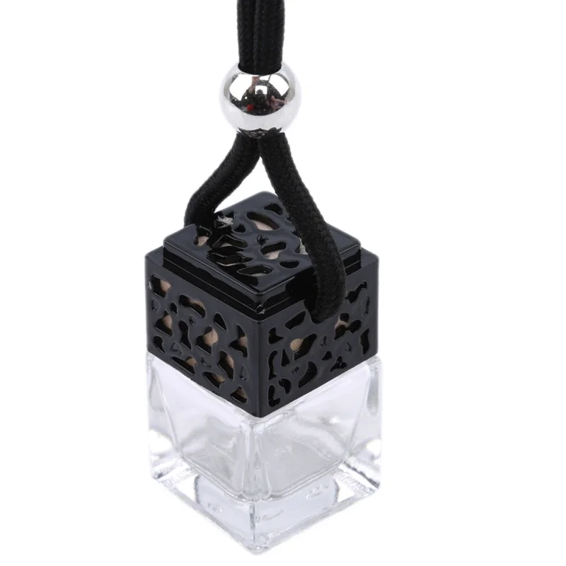 Air Freshener Ornament Perfume Bottle Pendant Essential Oils Auto Car Perfume Bottle Hanging Glass Bottle Car-styling image 3