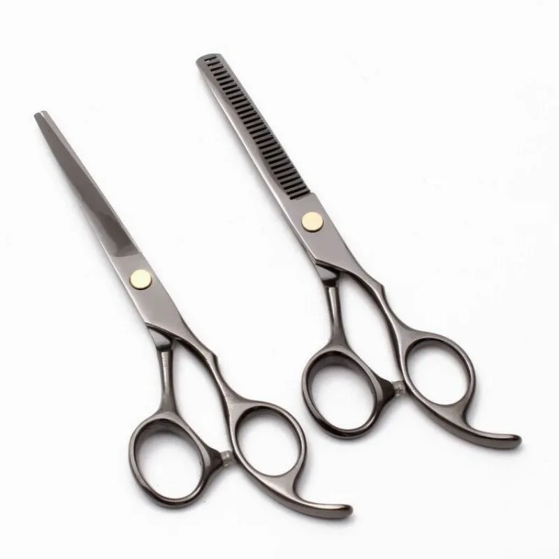 Beauty Flat Scissors Natural Teeth Clipper6.0/5.5Pet Dog Hair Scissors Barber Specific Bangs Scissors Hair Brush Styling Cutting