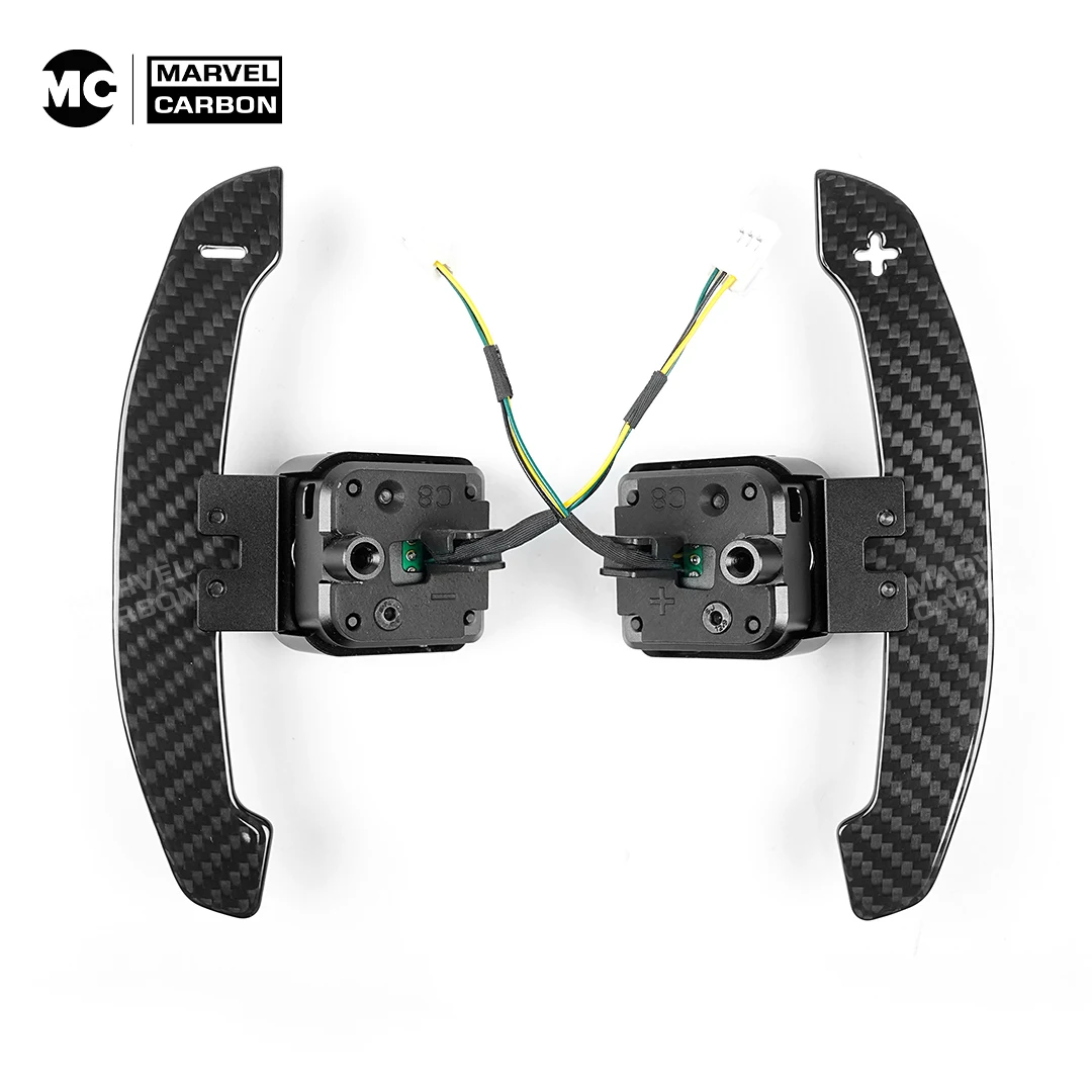 MC Carbon Fiber Magnetic Paddle Shifter For Audi C8 S5 SQ5 SQ7 SQ8 RS2 RS3 RS4 RS5 A1 A2 A3 A4 A5 A8 Q2 Q3 Q4 Q5 Q7 Q8 S2 S3 S4