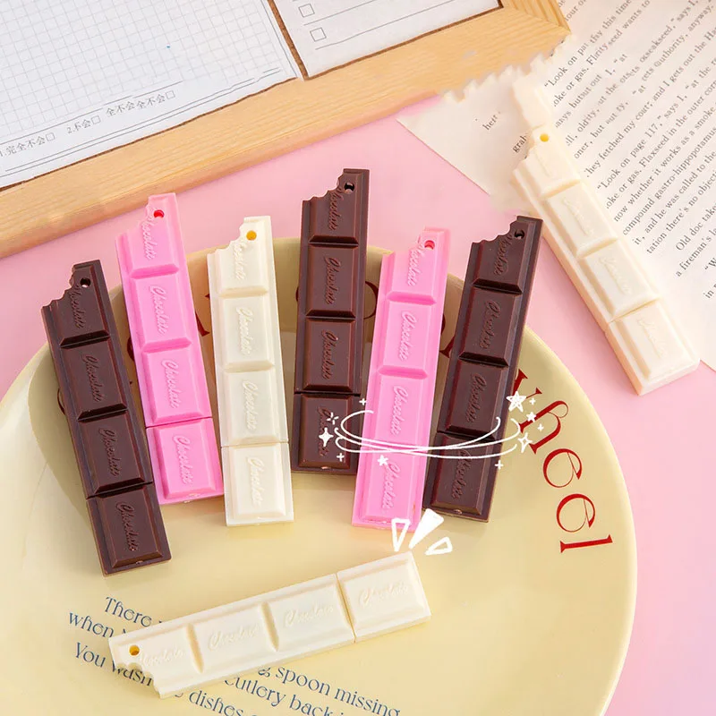 Lytwtw\'s Cute Kawaii Funny Sweet Lovely Cookie Chocolate Office School Supplies Creative Roller Ballpoint Pen Novelty 1 Piece