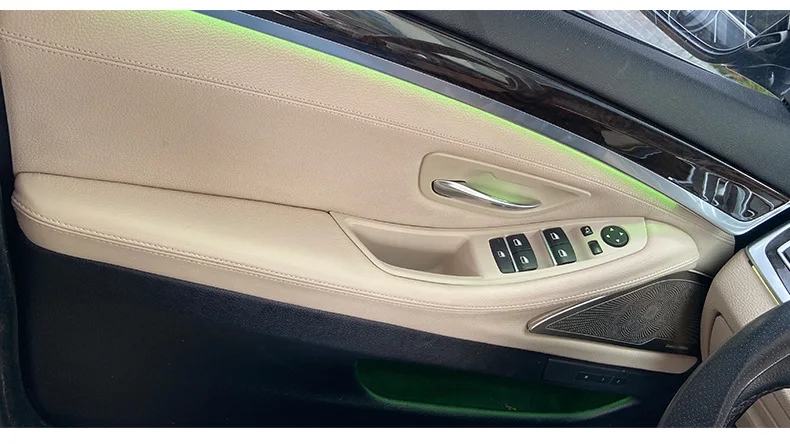 Left Right Interior Leather Passenger Door Handle Assembly For BMW 5 Series F10 F11 F18 520i 523i 525i 528i 535i