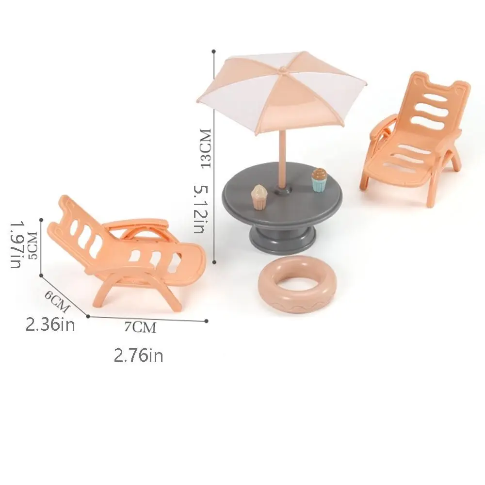 Cadeau Educatief speelgoed Miniatuur speelhuis Speelgoed Klein model Meubilair Tafel Poppenhuisaccessoires Bosfamilie Keukenspeelgoed