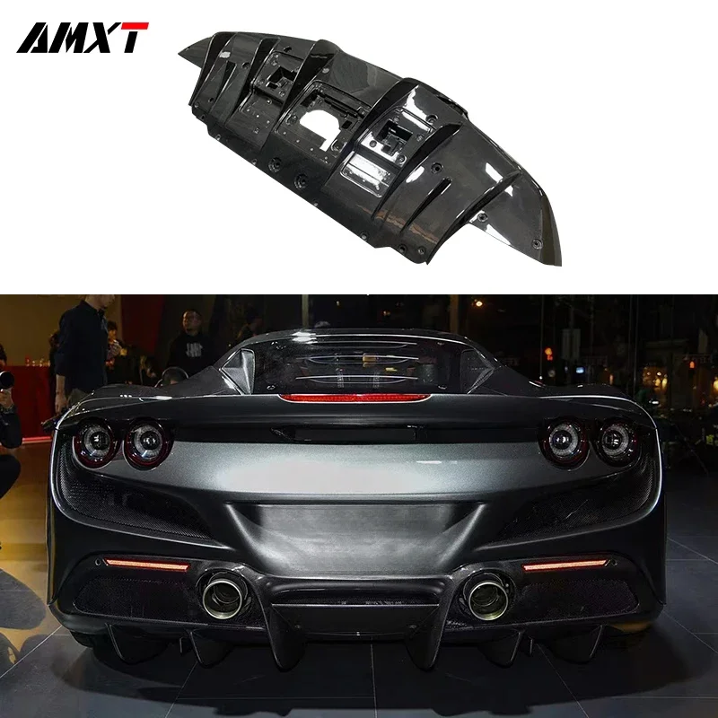 KQX Premium Dry Carbon Fiber Rear Diffuser Exterior Mod Part For F8