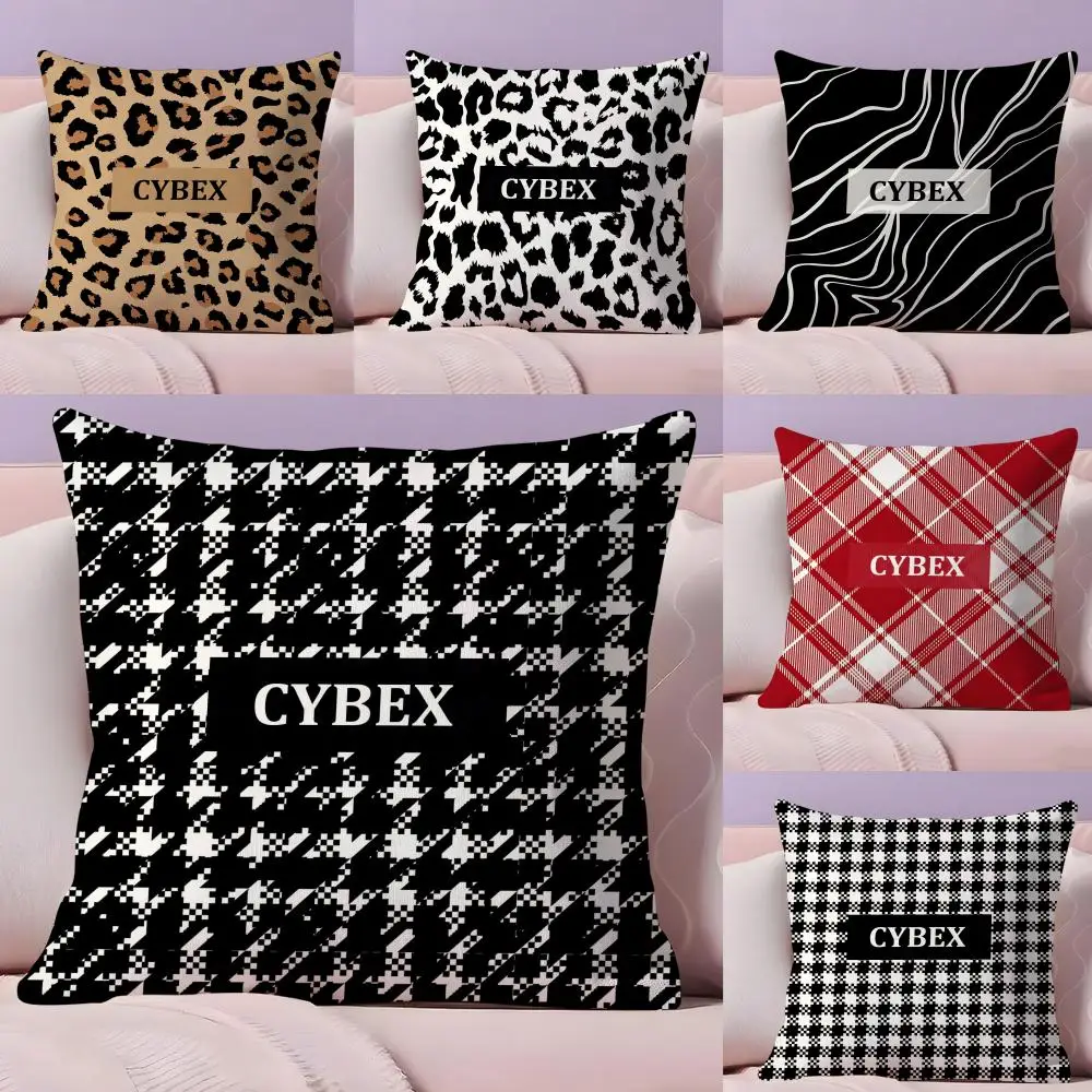 Safe Design C-CYBEX Function Pillow Case Silky Short Plush With Invisible Zipper Dustproof Sofa Cushion Cover