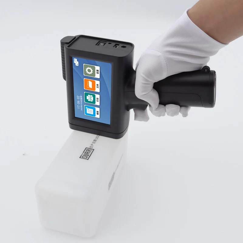M10 Labeling Machine Bag Date Printer Bottle Batch Coding Machine for Expiration Dates Portable Handheld Plastic Inkjet Printers