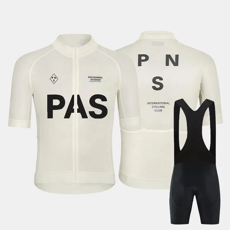 PAS Men's Short-sleeved Cycling Suit ToJump Cycling Suit, Summer Breathable Men's and Women's Cycling Overalls Sports Equipment