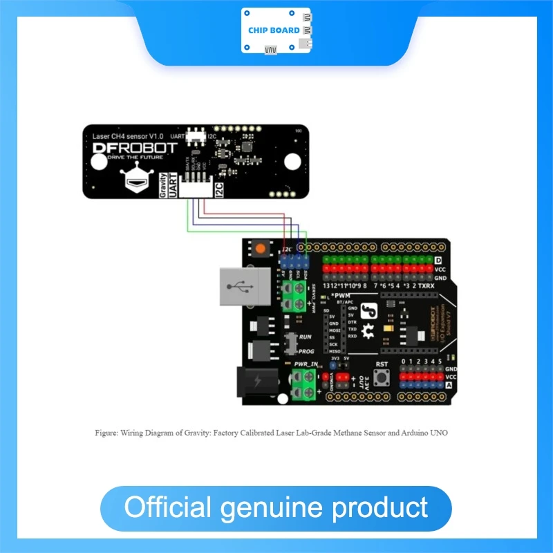 

DFRobot Gravity CTM-001 Laser Methane Sensor, Factory-Calibrated CH4 Detector with Excel Data Export