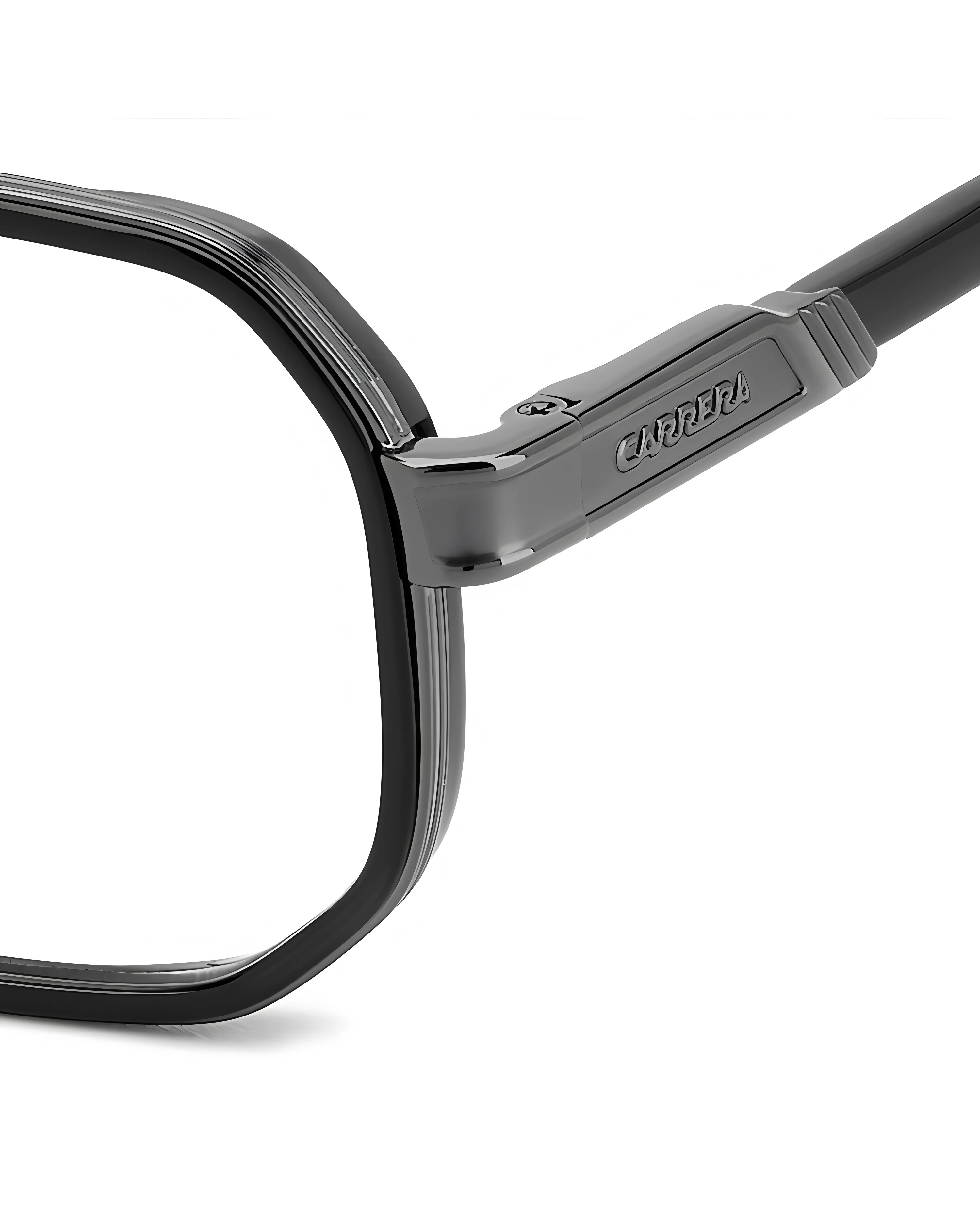 CARRERA 1137 Autentyczne Modne Okulary Damskie z Podwójnym Mostkiem Przezroczyste Anty-Blu-Ray Retro Męskie Pilotki Optyczne