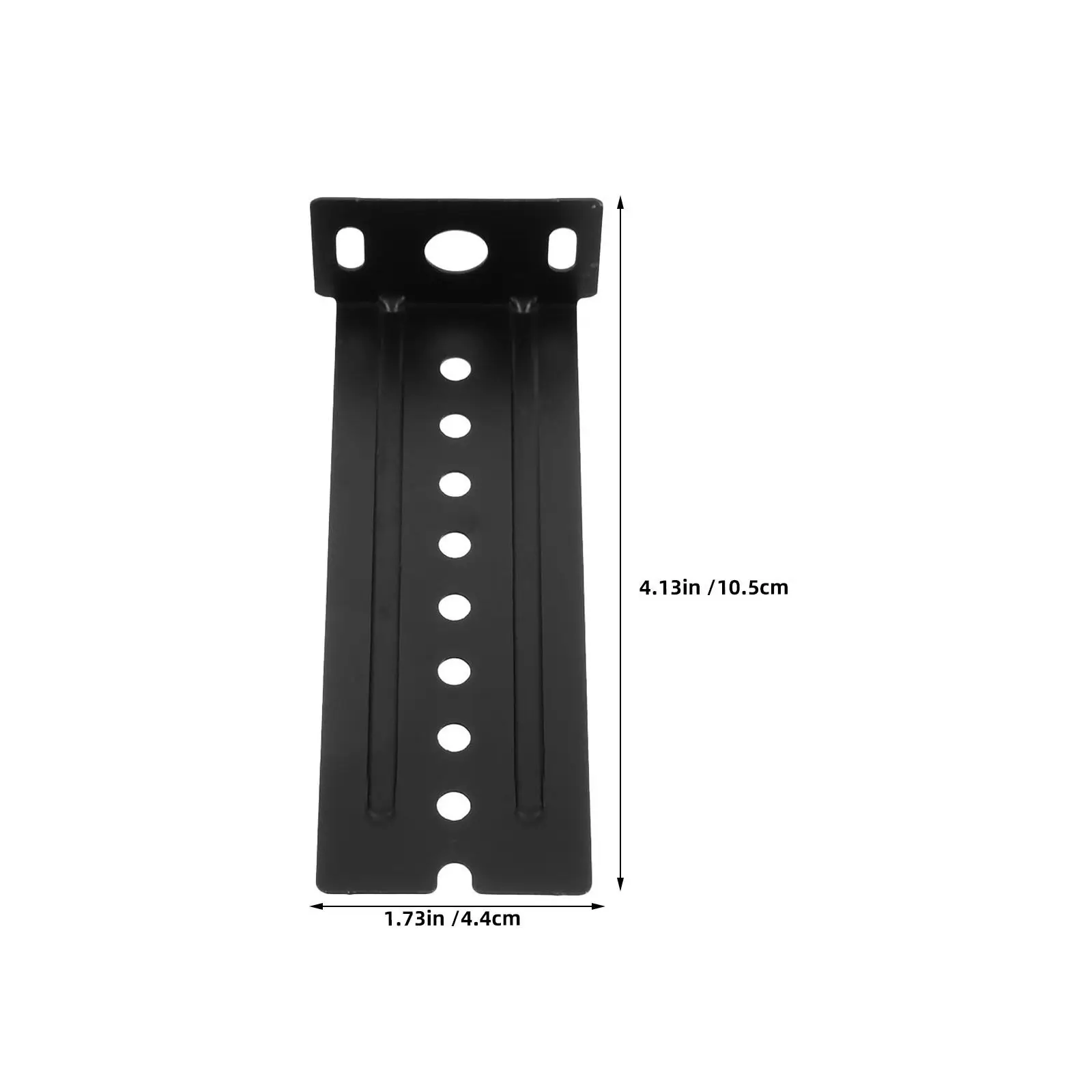12Pcs Keyboard Slide Track Brackets Adjustable Mount Rear Support for Under Desk Drawer Tray and Cabinet Rails
