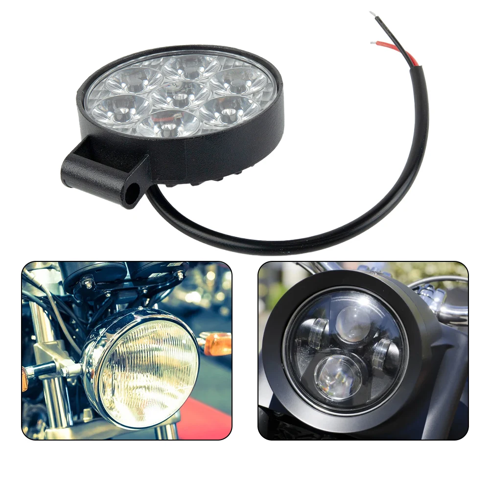 2.5inch 21W Spotlight Off Road Headlights Waterproof Led Work Light For Tractor ATV UTV Truck 840LM 9-30V White Driving Lamp