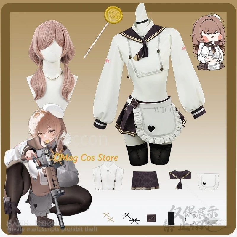 

Bridd Nikke New Goddess Cosplay Costume Anime Game Jirai Kei BBW Girls Miniskirt Cropped Top 3D Lollipop Props Cos Outfits