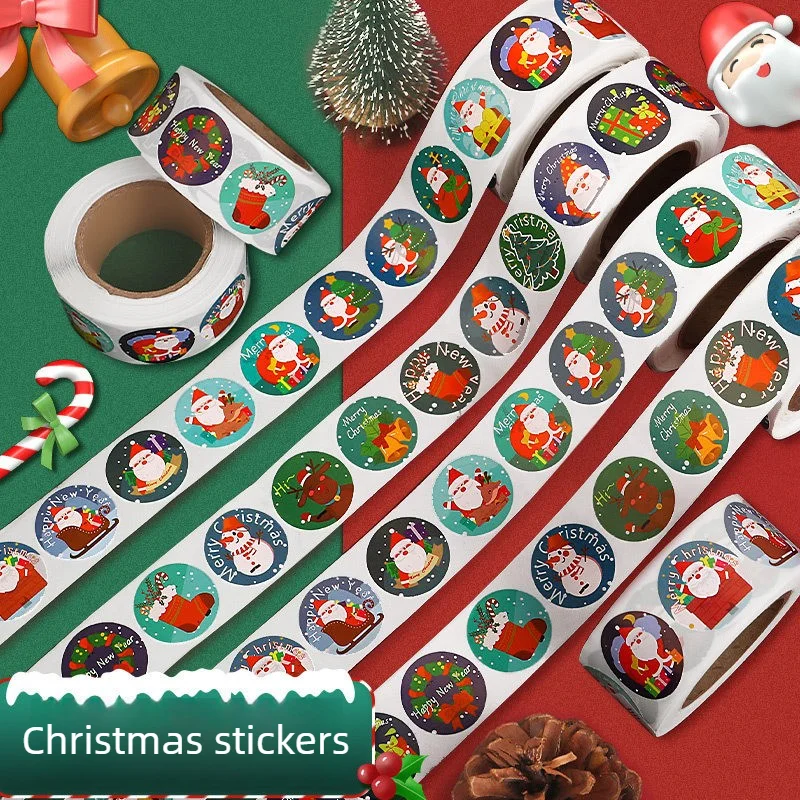 Roll Labels Sealing Stickers for Boys Girls Kids Reward Student Stickers Scrapbook Packaging Seals DIY Accessories
