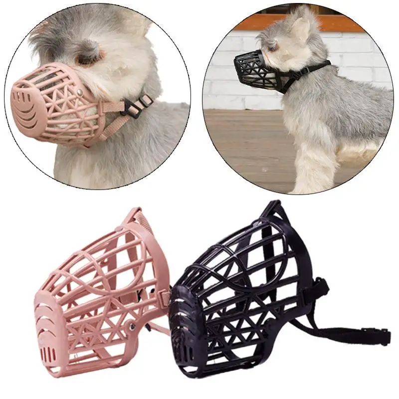 Pet Dog Breathable Mouth Cover Adjustable Muzzle Basket Anti-Biting Anti-Barking Muzzle Pets Accessories