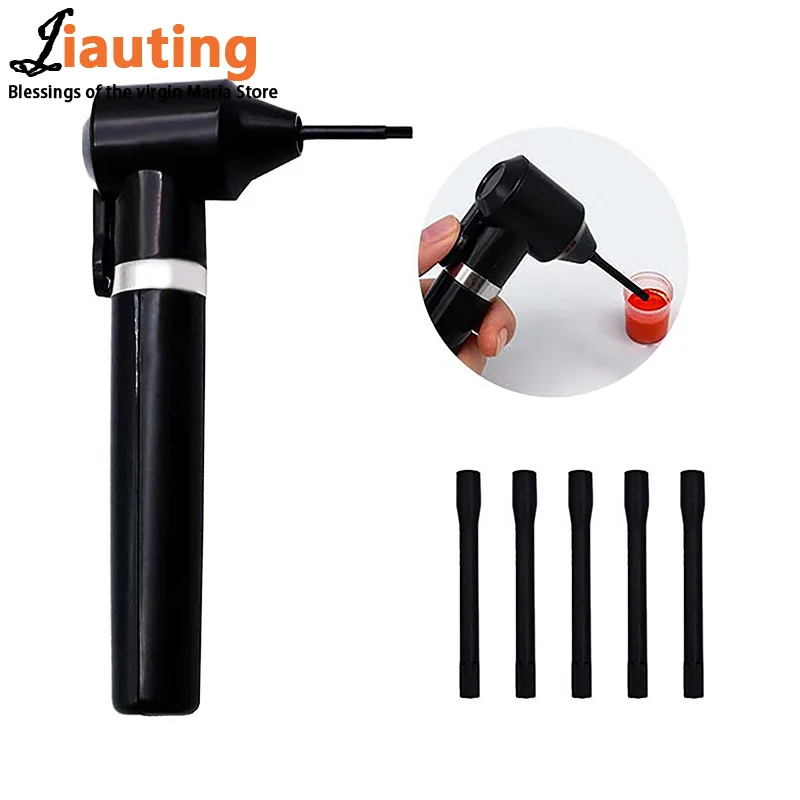 Tattoo Ink Mixer Pen Device With 5PCS Mixing Sticks For Electric Tatu Pigment Sturring Rod Coloring Accessory Ink Mixer