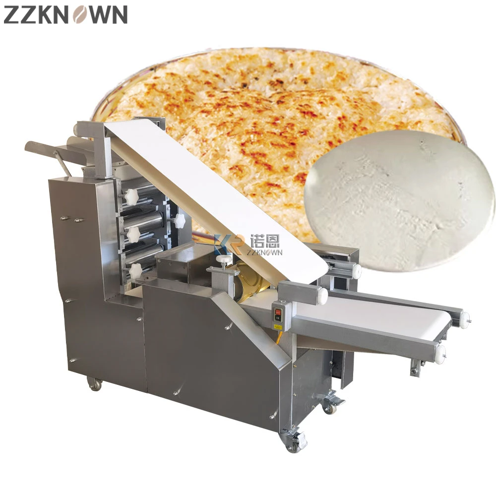 Automatic Roti Pizza Dough Maker Machine Industrial Automatic Pizza Dough Maker Roller Base forming Machine Pizza Base Making