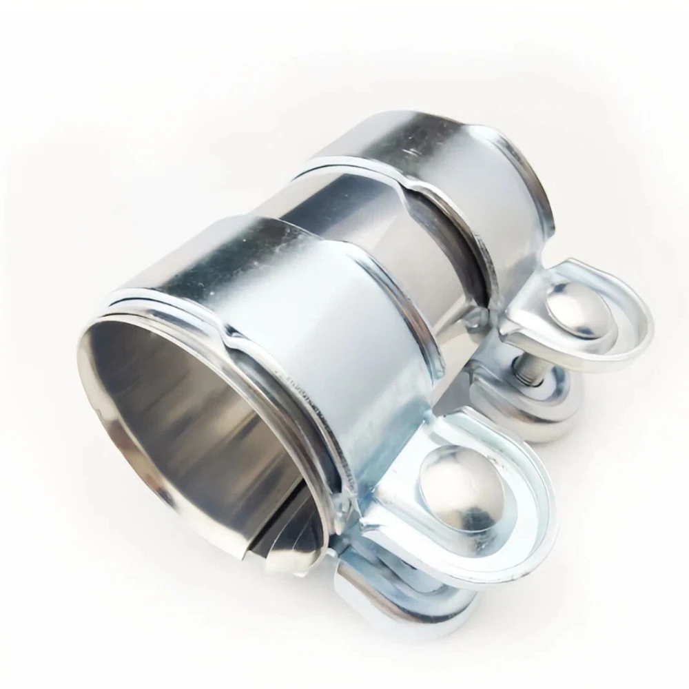 

1.5/1.75/2.0/2.5/3Inch Stainless Steel Exhaust Pipe Clamps Lap Joint Type + Bolt Clamps Suitable For Mid-to-rear Exhaust Systems