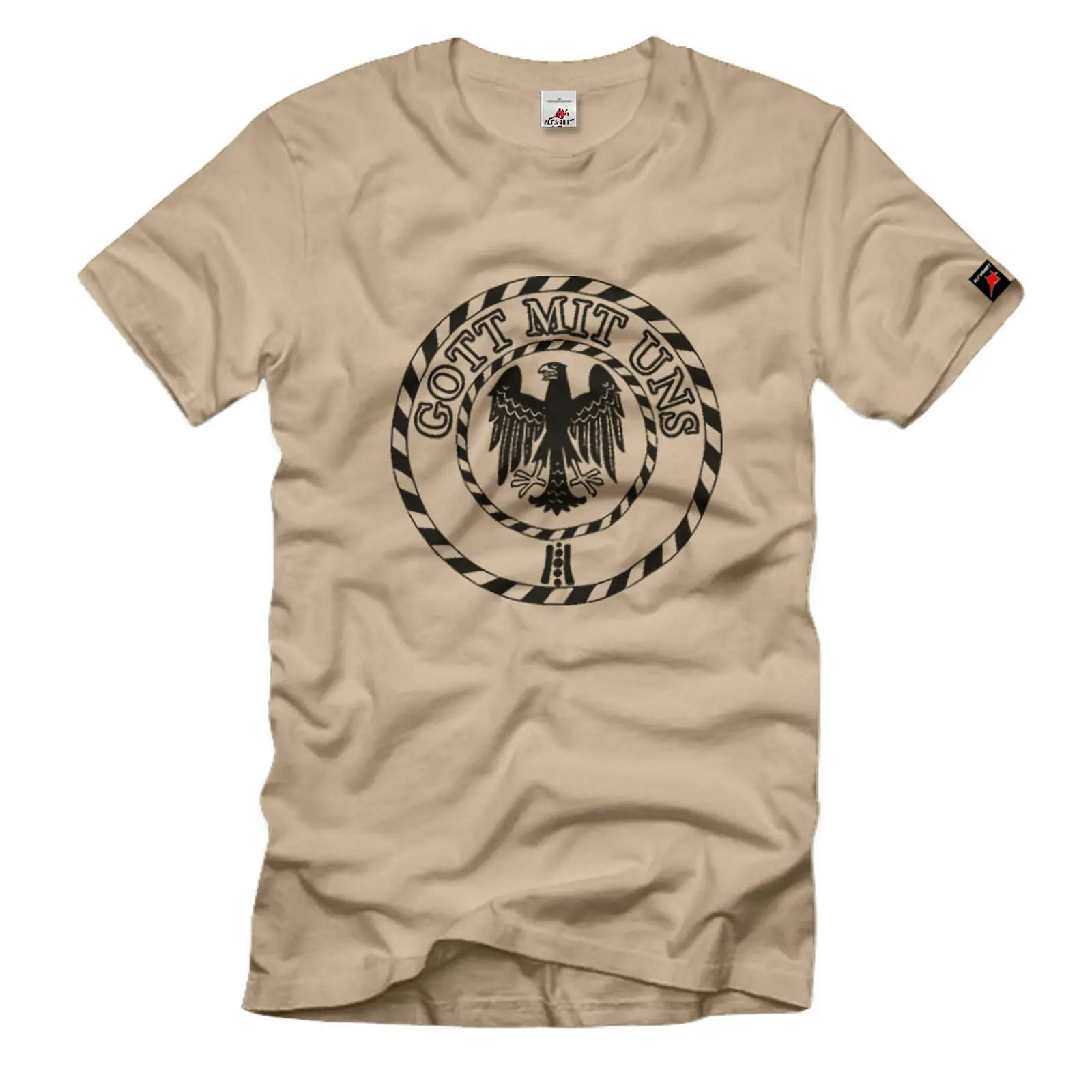 God With Us Eagle Coat of Arms Badge T Shirt 2022