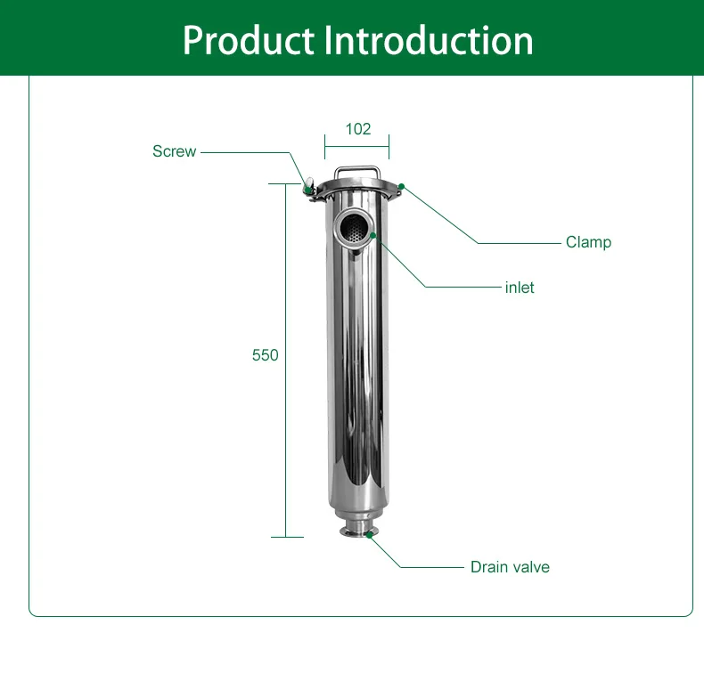 Stainless Steel Angle Filter Mirror Polished Cartridge Type Industrial Pipeline Filter OEM/ODM Manufacturer For Filter