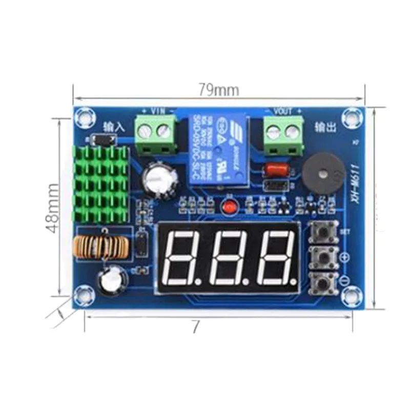 XH-M611 배터리 방전 저전압 보호 모듈, L리튬 배터리, 지능형 과방전 로우 배터리