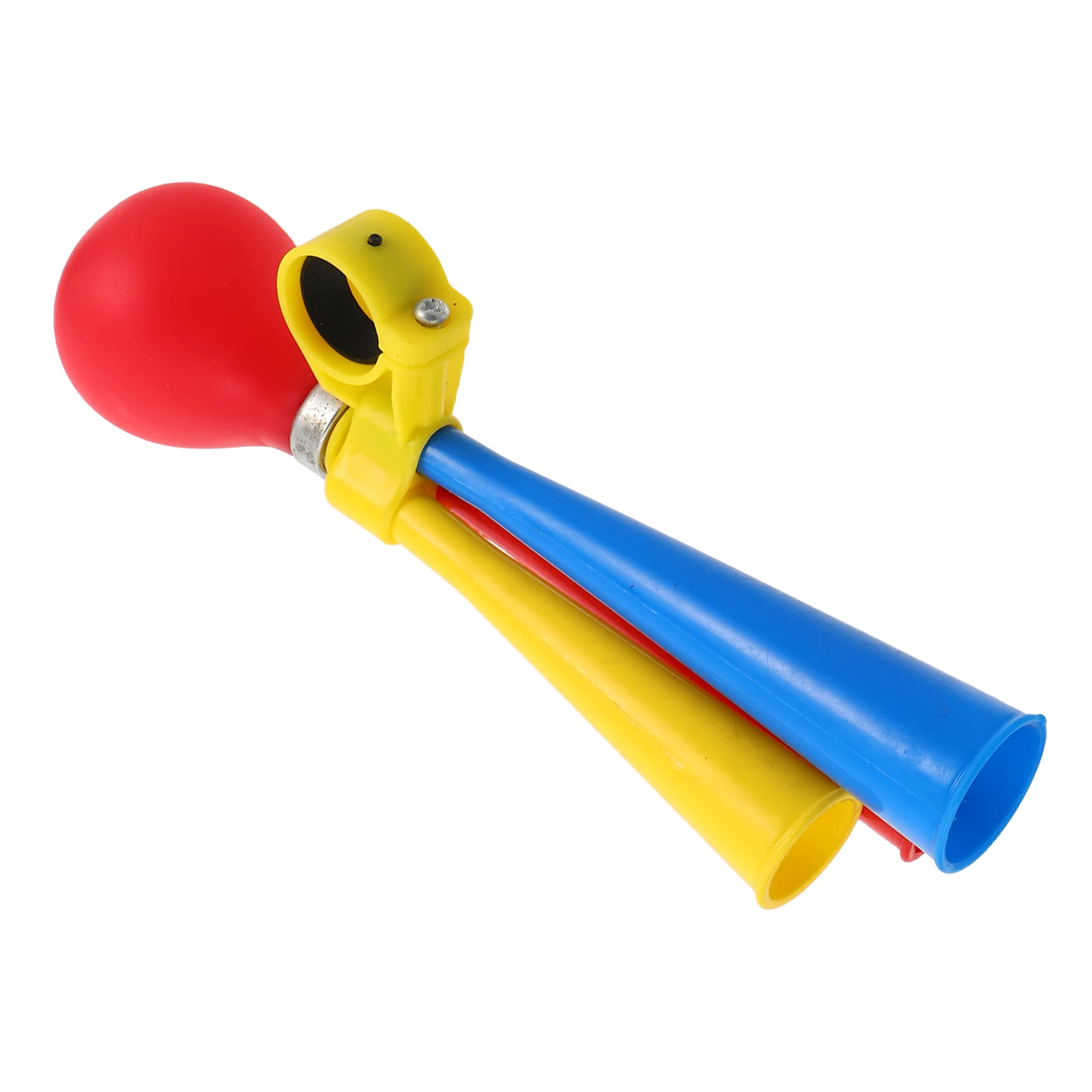 

1pc Colorful Loud 3-Hole Bicycle Horn Plastic Bike Bell For Kids Mountain Scooter Handlebar Air Alarm Rubber Bulb Squeeze Clown