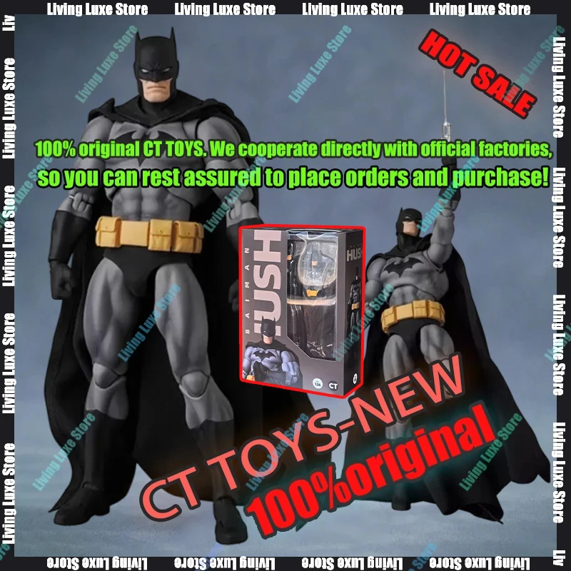 En Stock CT Toys Batman Figura Batman Mafex 126 Figuras de acción DC Liga de Justicia Hush Estatuilla El Caballero Oscuro Colección Juguete