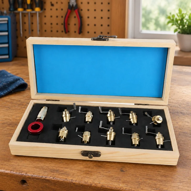 DIY Wristwatch Repair Tool Kit with Brass Mainspring Winder for Precision Maintenance