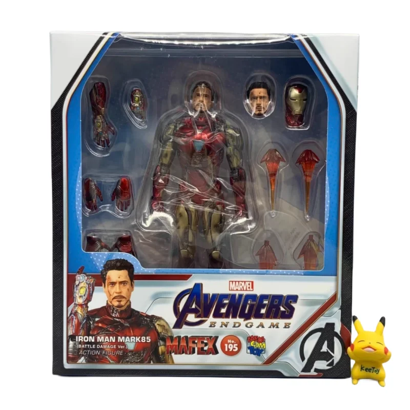 Original Mafex No.195 Iron Man Mk85 Battle Damaged Edition