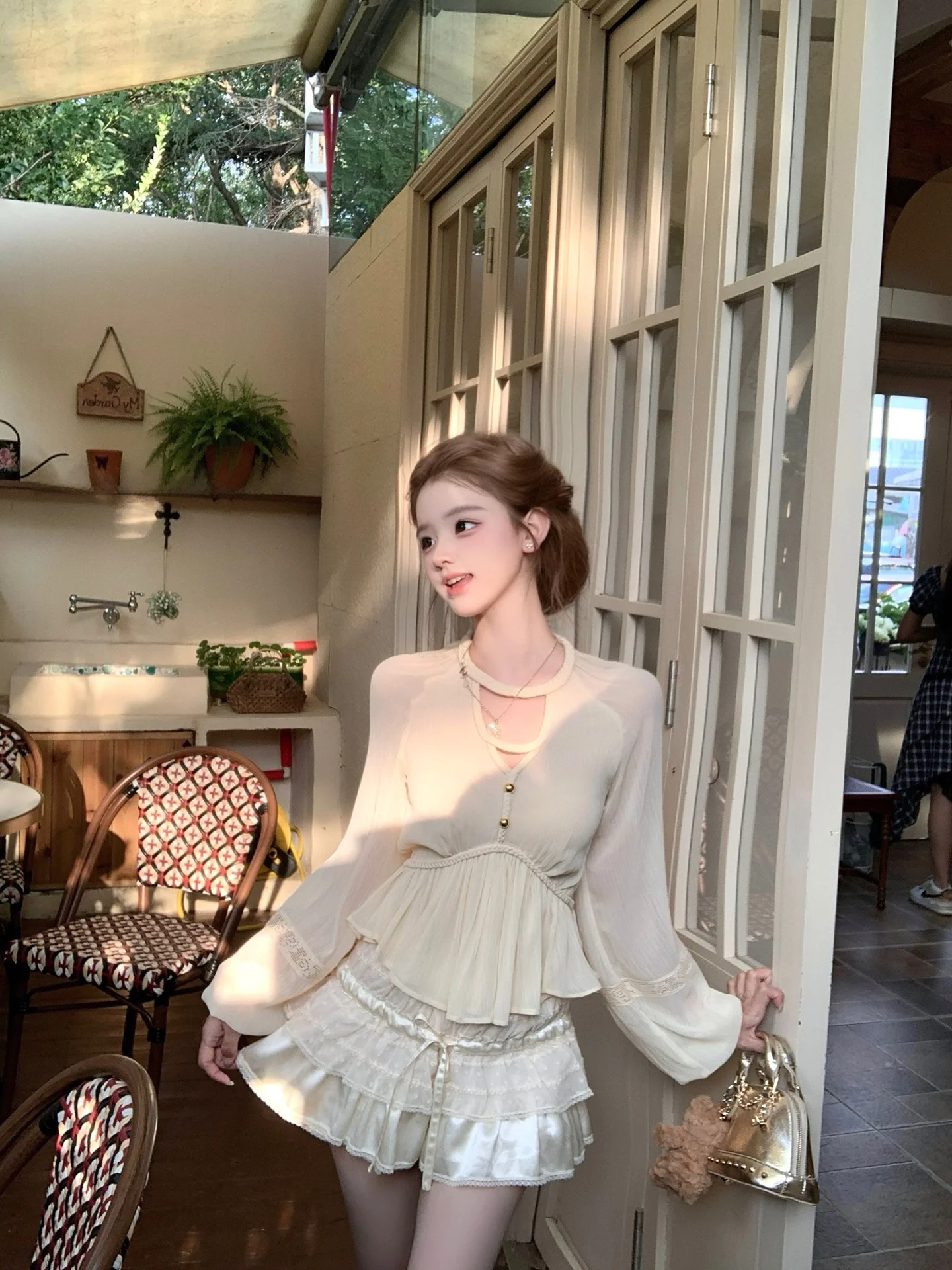 

Вязаный комплект из кофты с длинным рукавом и юбки Isabel: дизайн с узором «Эле Твист», пряжа «Эгейское море», женский модный осенний наряд, комплект из двух предметов