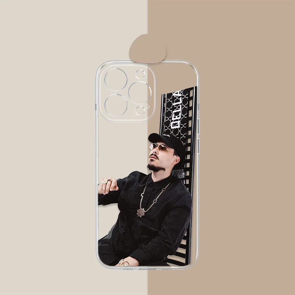 Dellafuente F C Artwork Rapper Phone Case For iPhone 11 13 12 Mini 15 14 Pro Max 8 7 Plus XR XS SE 15 14ProMax Transparent Cover