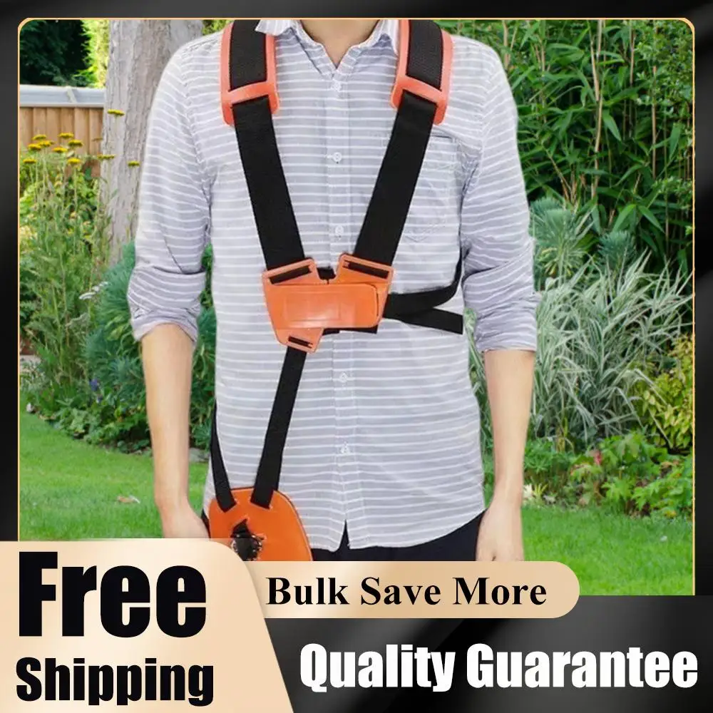 Garden Pruner Strimmer Padded Belt Comfortable Padded Belt Double Shoulder Strap Labor Saving for Brush Cutter Trimmer