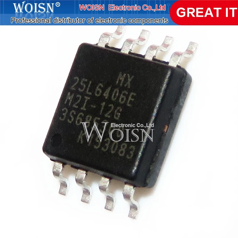 5pcs/lot MX25L6406EM2I-12G MX25L6406EM2I MX25L6406E 25L6406E SOP-8 Best quality In Stock