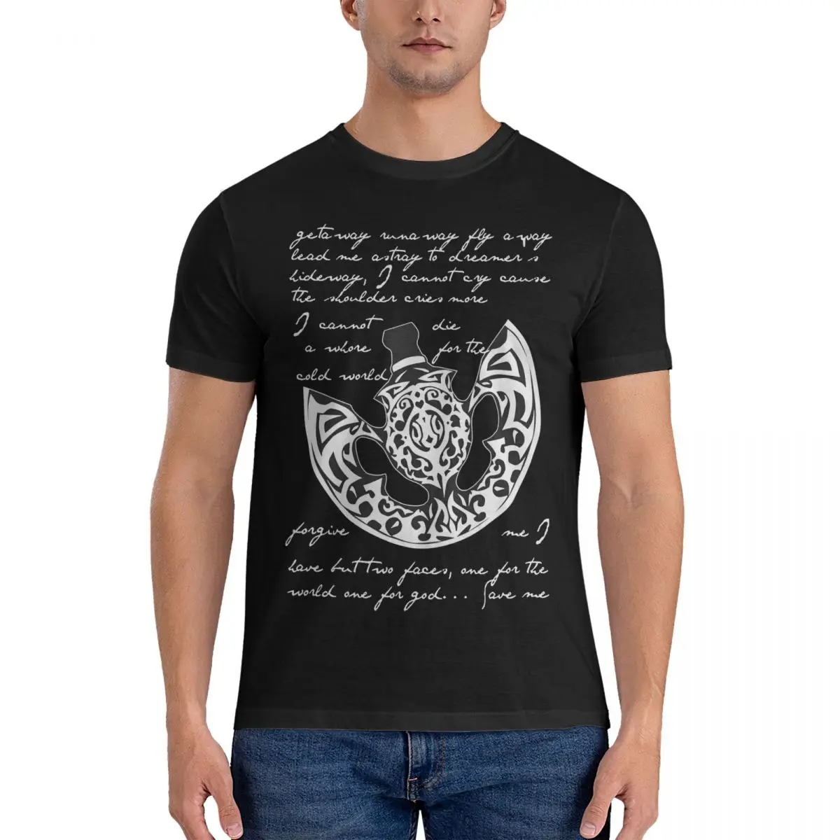 Casual The Poet And The Pendulum T-Shirt Men Crewneck 100% Cotton T Shirts Nightwish Short Sleeve Tees Gift Idea Clothing