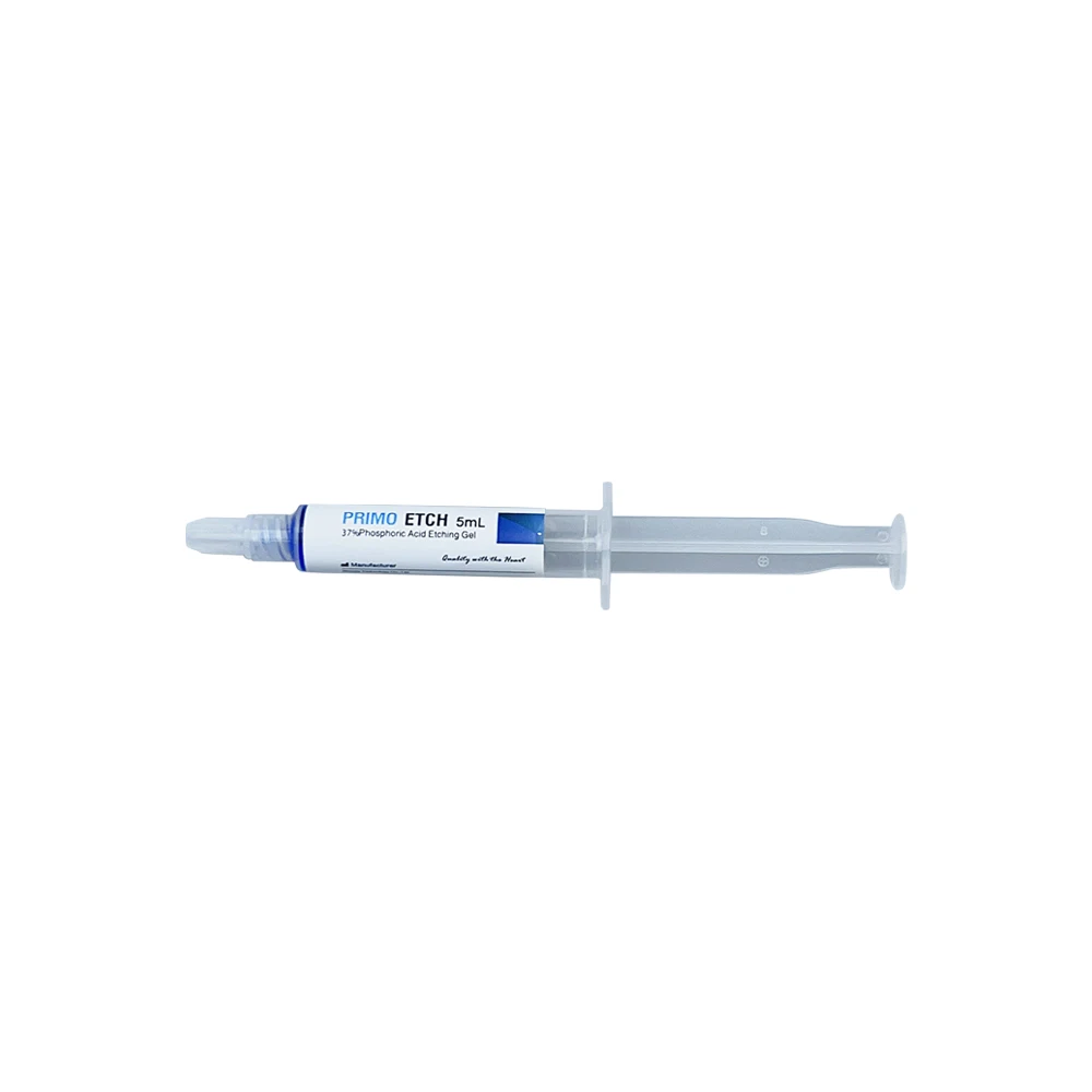 1PC 5ml Blue Etching Gel Dental 37% Phosphoric Acid Ortho Bracket Adhesive Bonding Syringe Composite Resin with Irrigation Tip