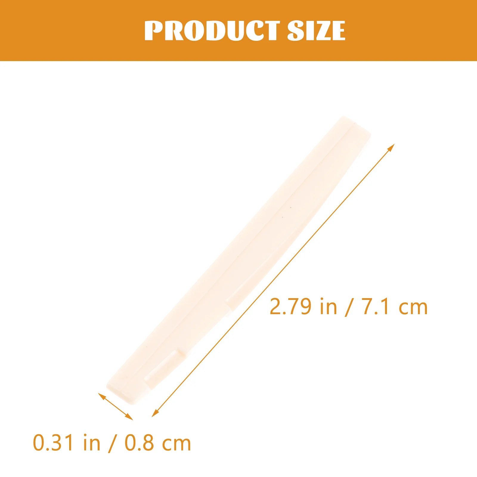 100 Pcs Guitar Nut String Replacement Acoustic Saddle Accessories for Practicing Kit Plastic Parts and - Image 5